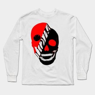 Slashed skull Long Sleeve T-Shirt